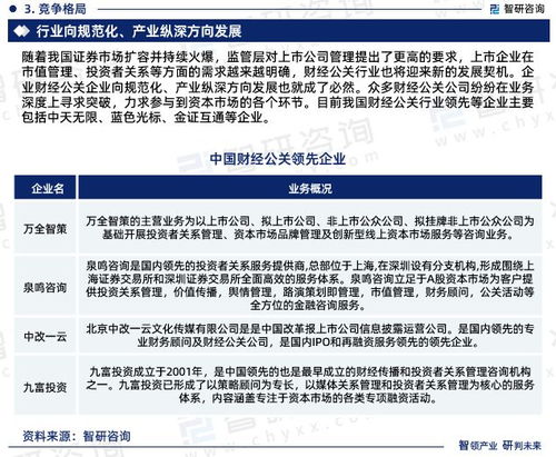 智研咨詢發布《2023版中國財經公關行業市場深度分析研究報告》